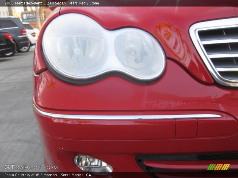 Mars Red / Stone 2005 Mercedes-Benz C 240 Sedan