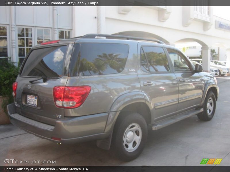 Phantom Gray Pearl / Taupe 2005 Toyota Sequoia SR5