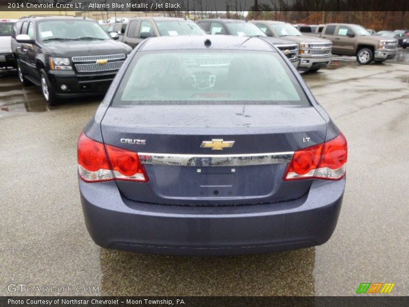 Atlantis Blue Metallic / Jet Black 2014 Chevrolet Cruze LT