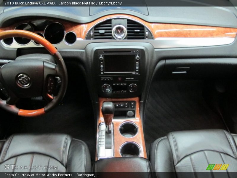 Carbon Black Metallic / Ebony/Ebony 2010 Buick Enclave CXL AWD