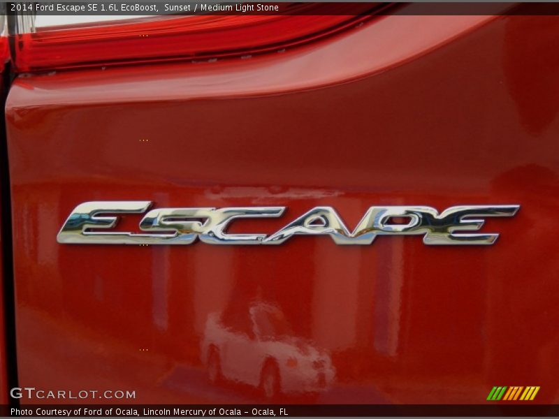 Sunset / Medium Light Stone 2014 Ford Escape SE 1.6L EcoBoost