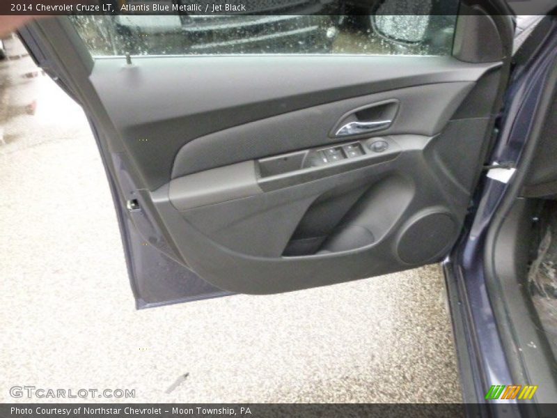 Atlantis Blue Metallic / Jet Black 2014 Chevrolet Cruze LT