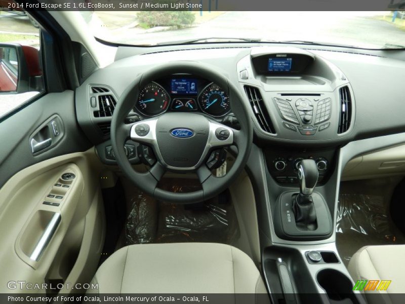 Sunset / Medium Light Stone 2014 Ford Escape SE 1.6L EcoBoost