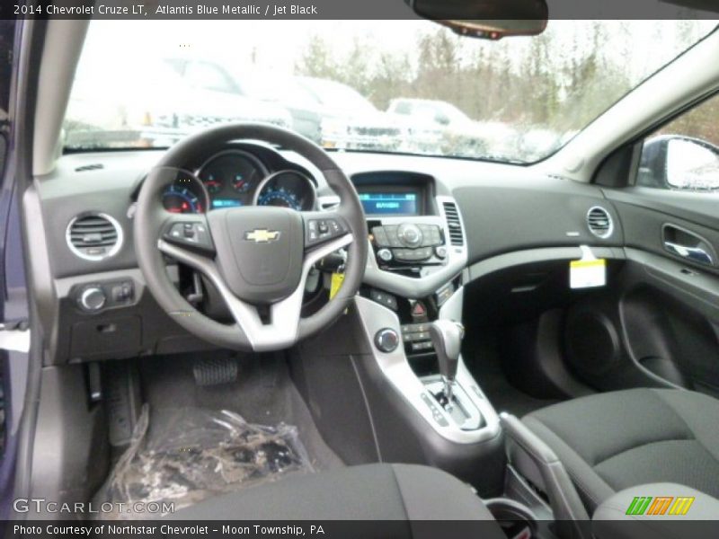 Atlantis Blue Metallic / Jet Black 2014 Chevrolet Cruze LT