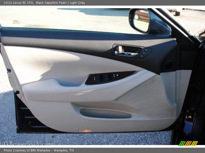 Black Sapphire Pearl / Light Gray 2010 Lexus ES 350