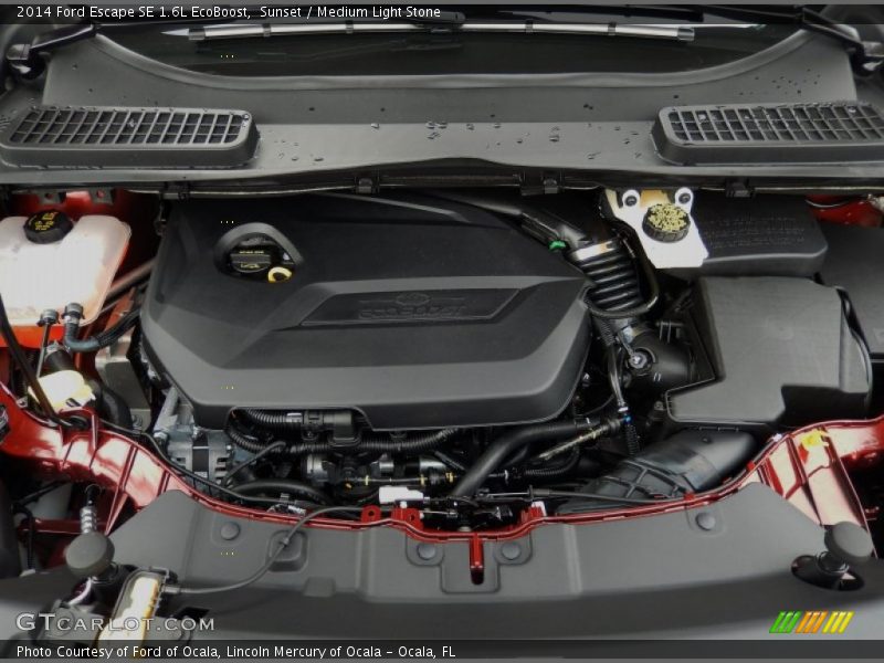 Sunset / Medium Light Stone 2014 Ford Escape SE 1.6L EcoBoost