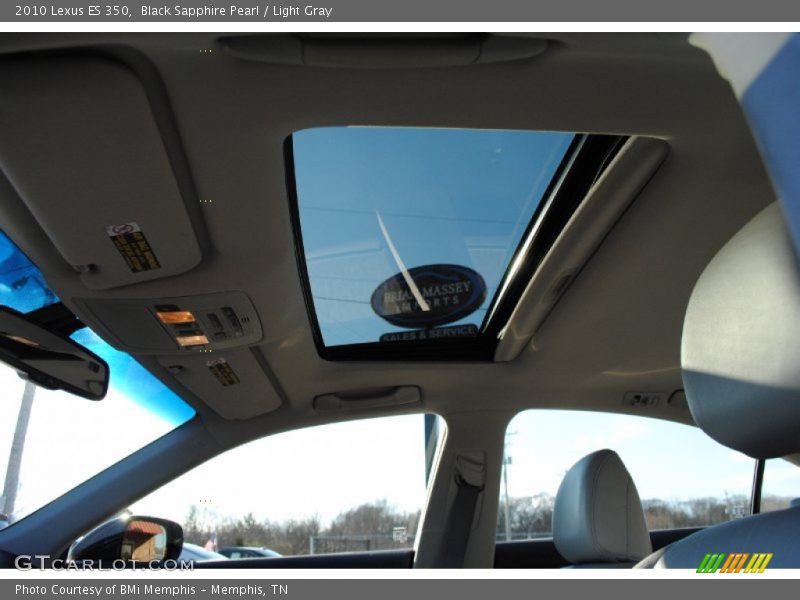 Black Sapphire Pearl / Light Gray 2010 Lexus ES 350