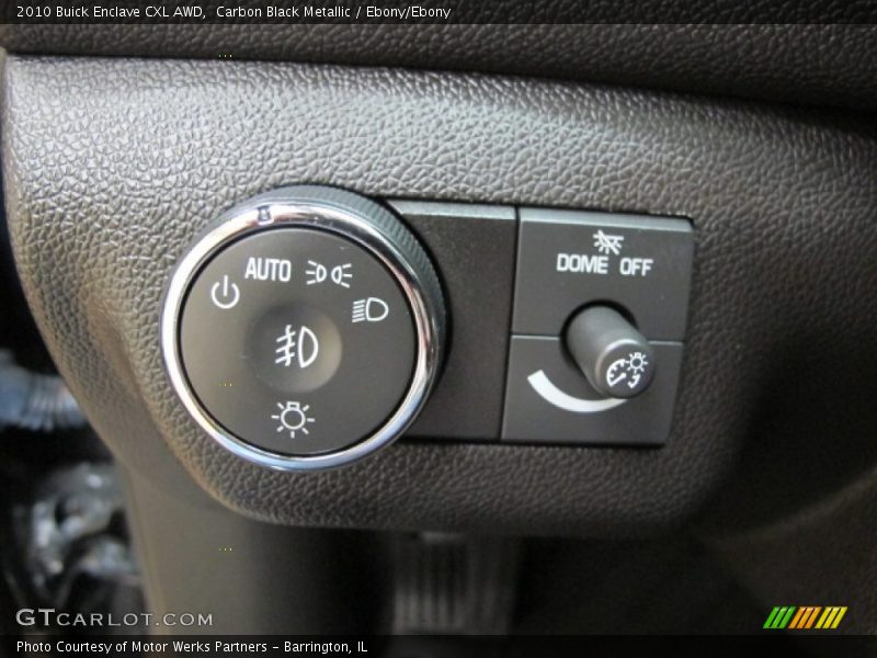 Carbon Black Metallic / Ebony/Ebony 2010 Buick Enclave CXL AWD