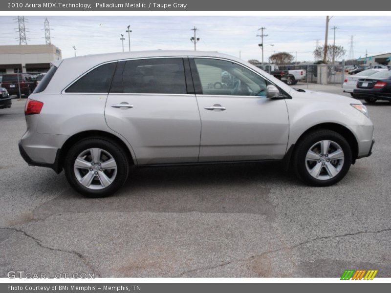 Palladium Metallic / Taupe Gray 2010 Acura MDX Technology