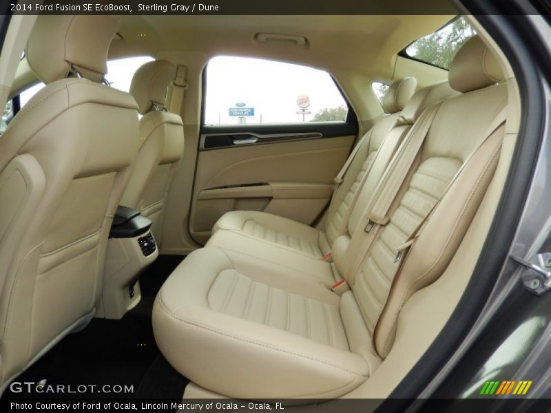 Rear Seat of 2014 Fusion SE EcoBoost