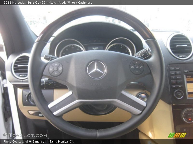 Arctic White / Cashmere 2012 Mercedes-Benz GL 450 4Matic