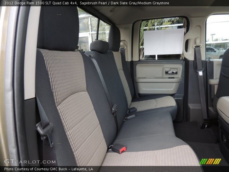 Sagebrush Pearl / Dark Slate Gray/Medium Graystone 2012 Dodge Ram 1500 SLT Quad Cab 4x4