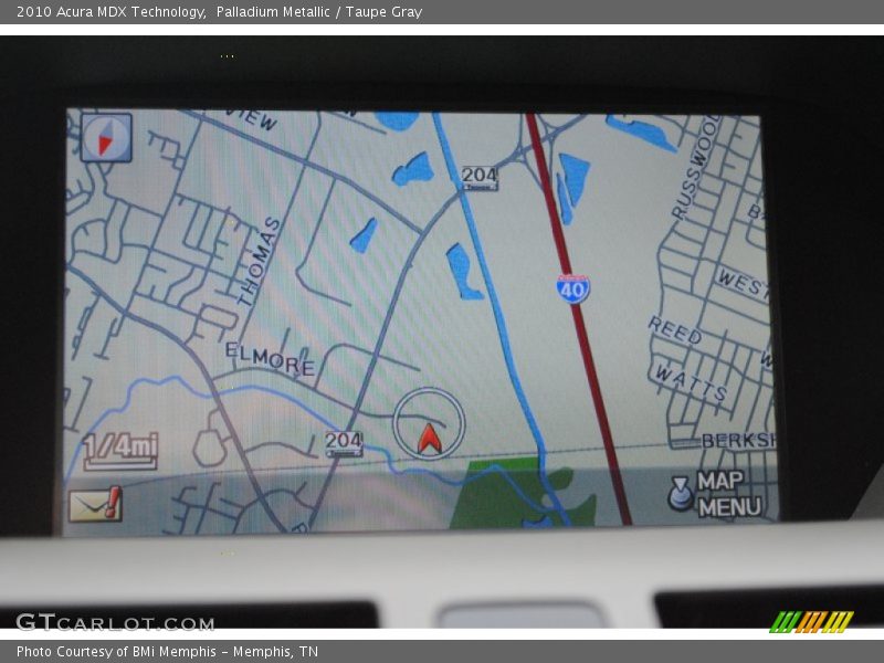 Palladium Metallic / Taupe Gray 2010 Acura MDX Technology