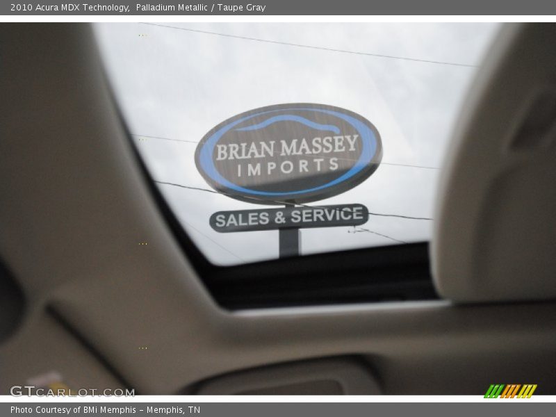 Palladium Metallic / Taupe Gray 2010 Acura MDX Technology