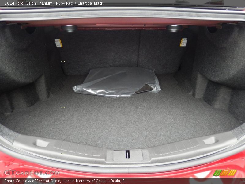  2014 Fusion Titanium Trunk