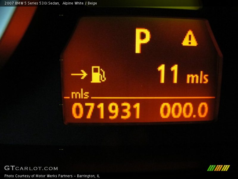 Alpine White / Beige 2007 BMW 5 Series 530i Sedan