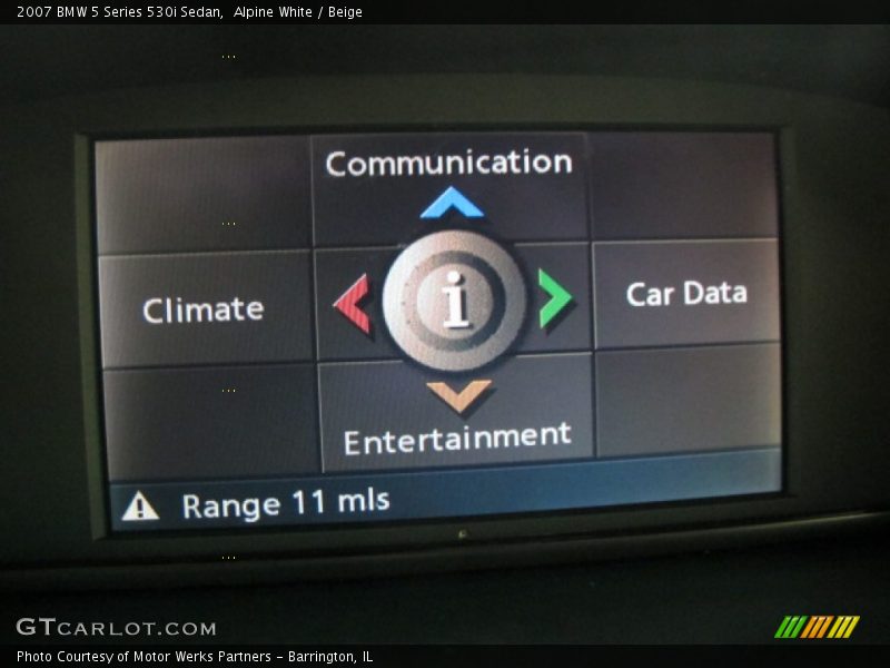 Alpine White / Beige 2007 BMW 5 Series 530i Sedan