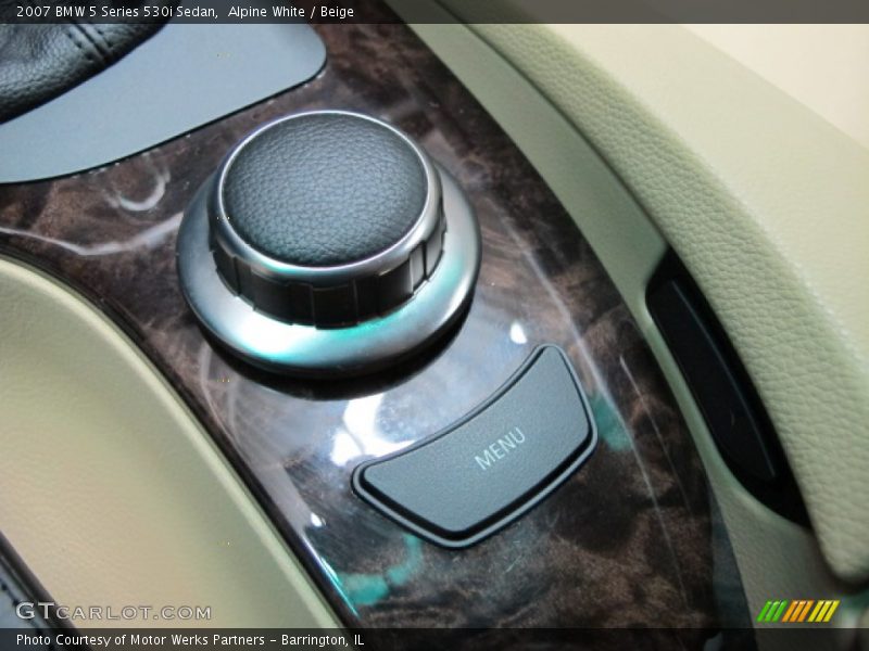 Alpine White / Beige 2007 BMW 5 Series 530i Sedan