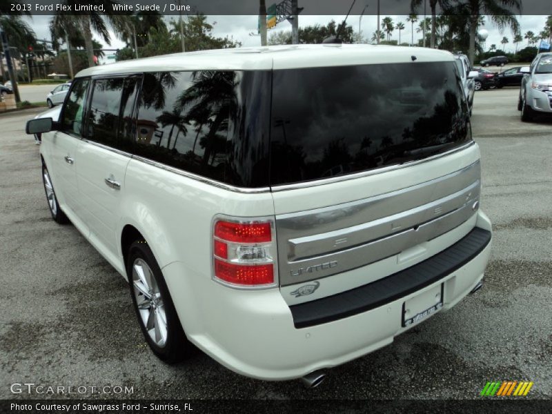 White Suede / Dune 2013 Ford Flex Limited