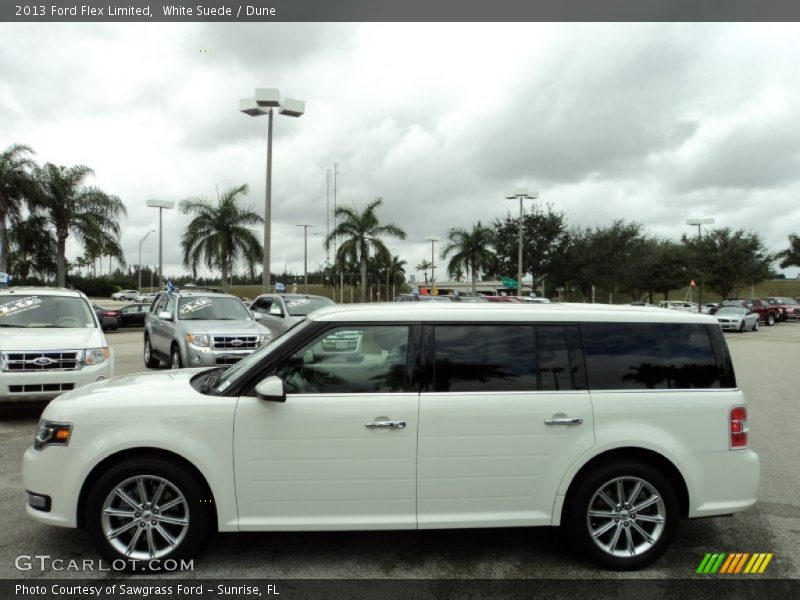 White Suede / Dune 2013 Ford Flex Limited