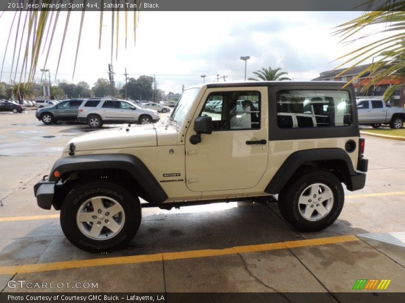 Sahara Tan / Black 2011 Jeep Wrangler Sport 4x4