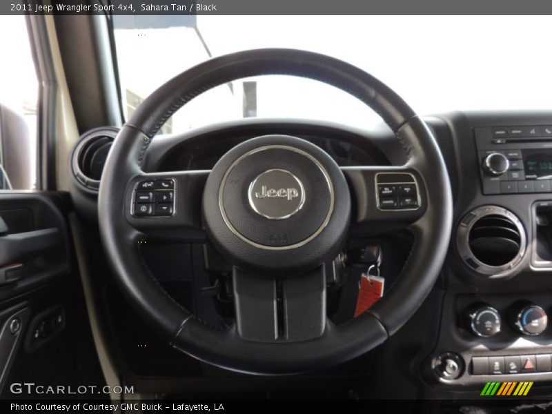 Sahara Tan / Black 2011 Jeep Wrangler Sport 4x4