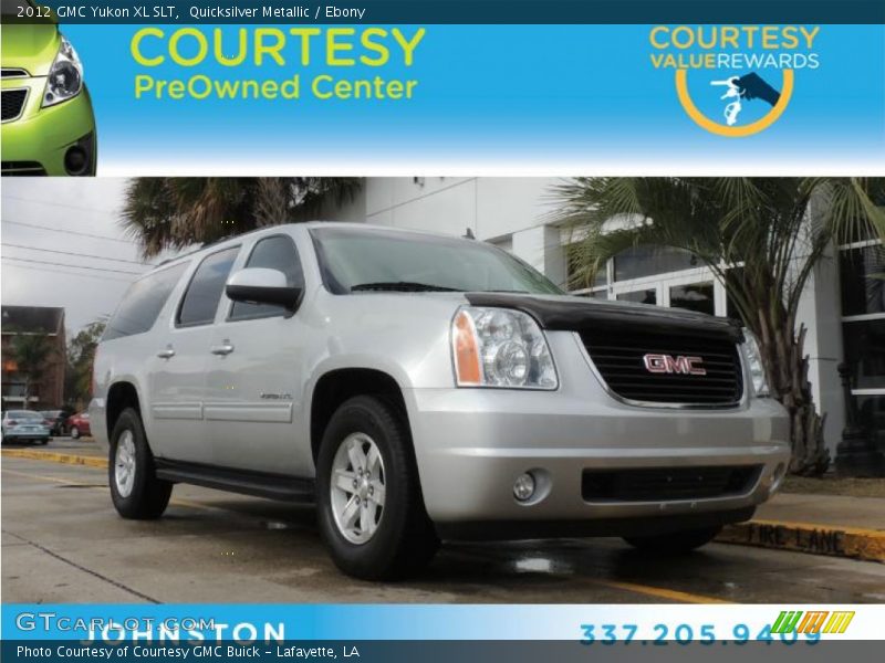 Quicksilver Metallic / Ebony 2012 GMC Yukon XL SLT