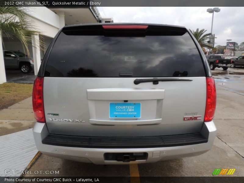 Quicksilver Metallic / Ebony 2012 GMC Yukon XL SLT