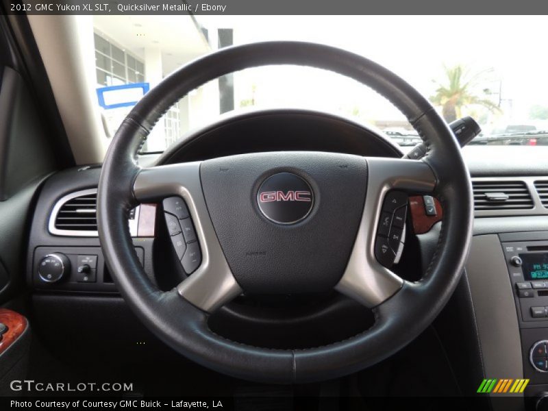 Quicksilver Metallic / Ebony 2012 GMC Yukon XL SLT