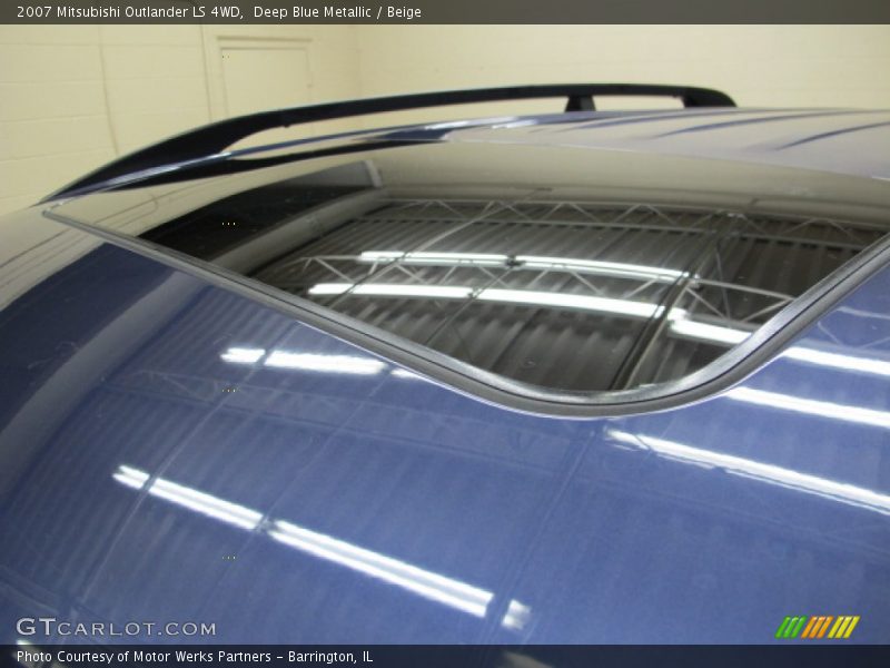 Deep Blue Metallic / Beige 2007 Mitsubishi Outlander LS 4WD