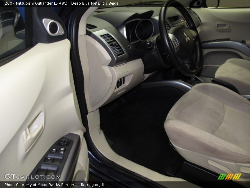Deep Blue Metallic / Beige 2007 Mitsubishi Outlander LS 4WD