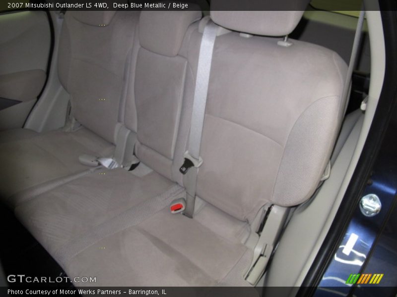 Deep Blue Metallic / Beige 2007 Mitsubishi Outlander LS 4WD