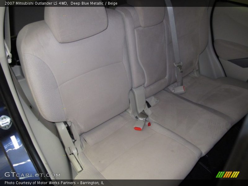 Deep Blue Metallic / Beige 2007 Mitsubishi Outlander LS 4WD