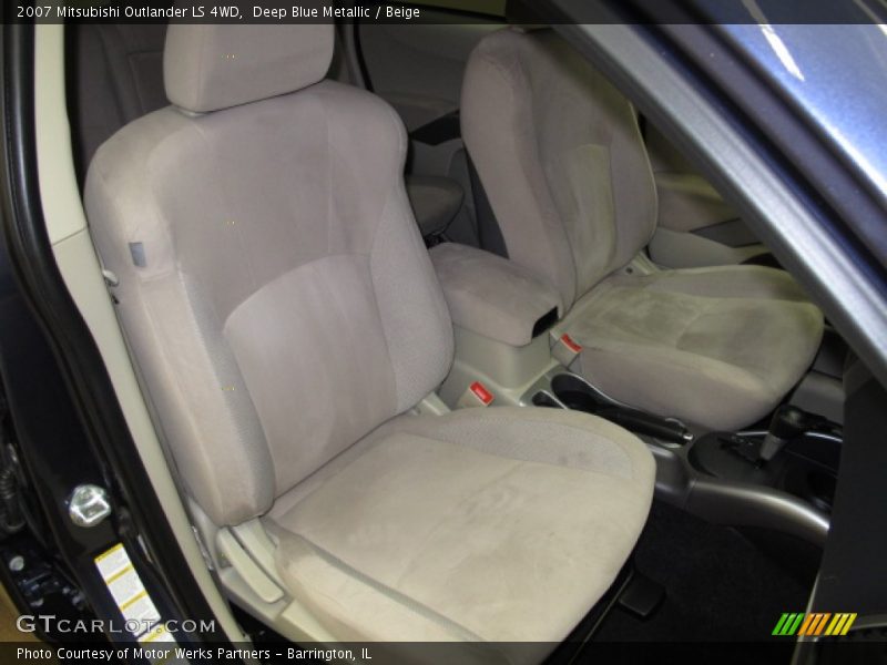 Deep Blue Metallic / Beige 2007 Mitsubishi Outlander LS 4WD