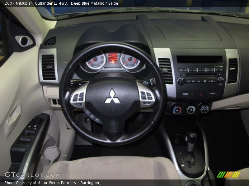Dashboard of 2007 Outlander LS 4WD