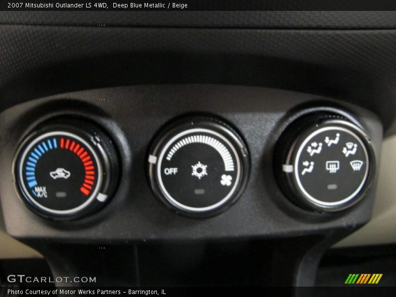 Controls of 2007 Outlander LS 4WD