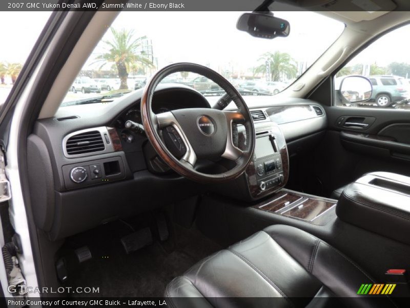 Summit White / Ebony Black 2007 GMC Yukon Denali AWD