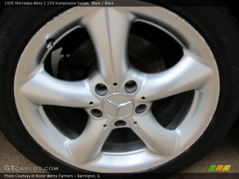 Black / Black 2005 Mercedes-Benz C 230 Kompressor Sedan