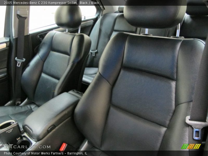 Black / Black 2005 Mercedes-Benz C 230 Kompressor Sedan