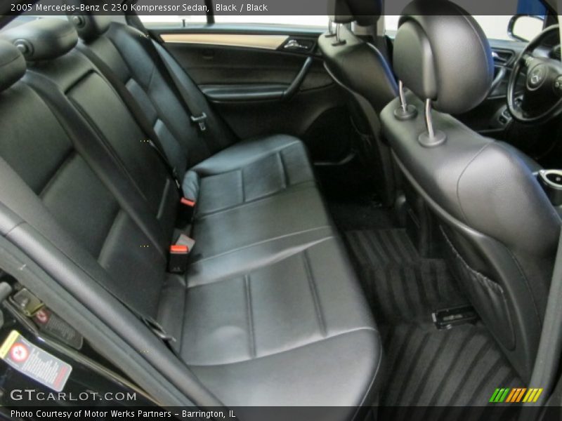 Black / Black 2005 Mercedes-Benz C 230 Kompressor Sedan