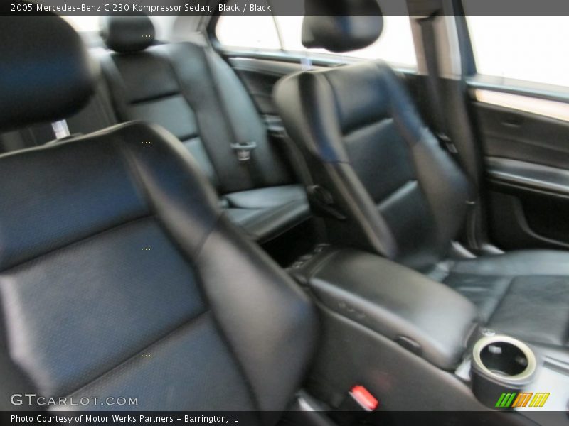 Black / Black 2005 Mercedes-Benz C 230 Kompressor Sedan