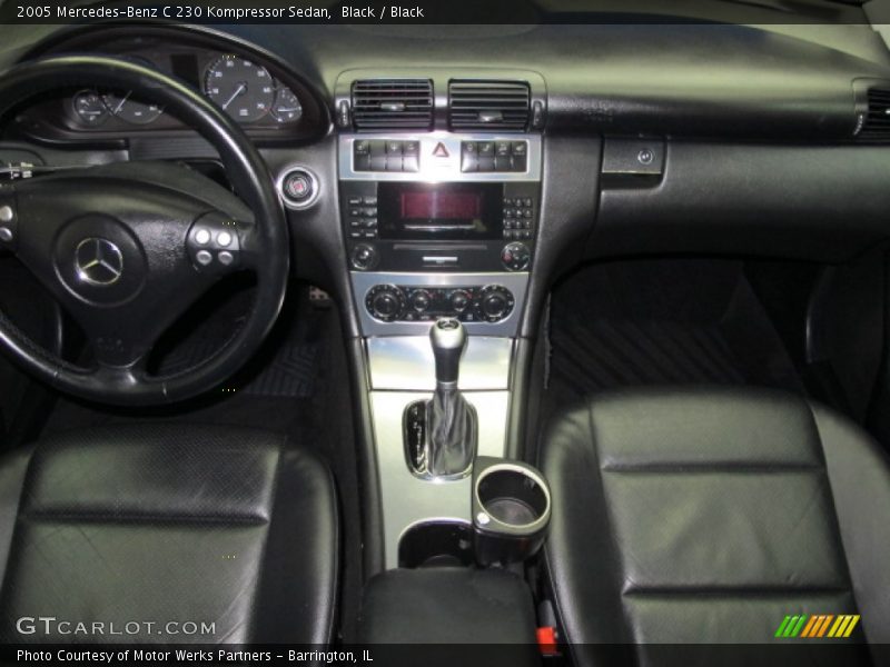 Black / Black 2005 Mercedes-Benz C 230 Kompressor Sedan