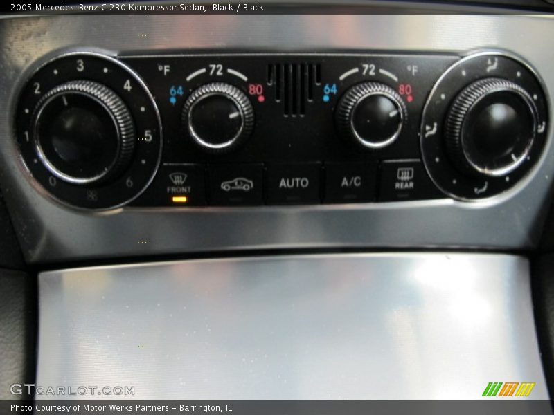Black / Black 2005 Mercedes-Benz C 230 Kompressor Sedan