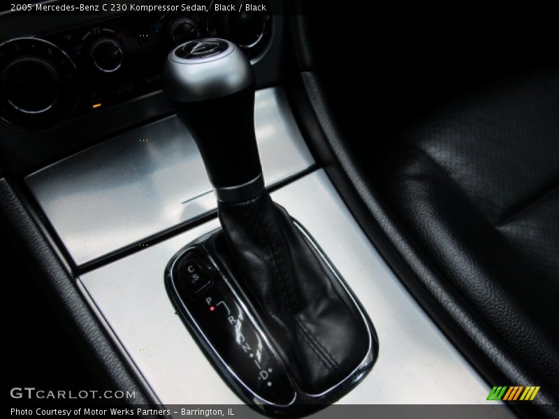 Black / Black 2005 Mercedes-Benz C 230 Kompressor Sedan