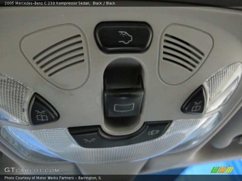 Black / Black 2005 Mercedes-Benz C 230 Kompressor Sedan