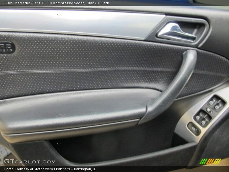 Black / Black 2005 Mercedes-Benz C 230 Kompressor Sedan