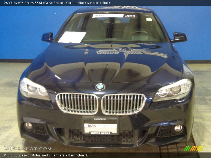 Carbon Black Metallic / Black 2013 BMW 5 Series 550i xDrive Sedan