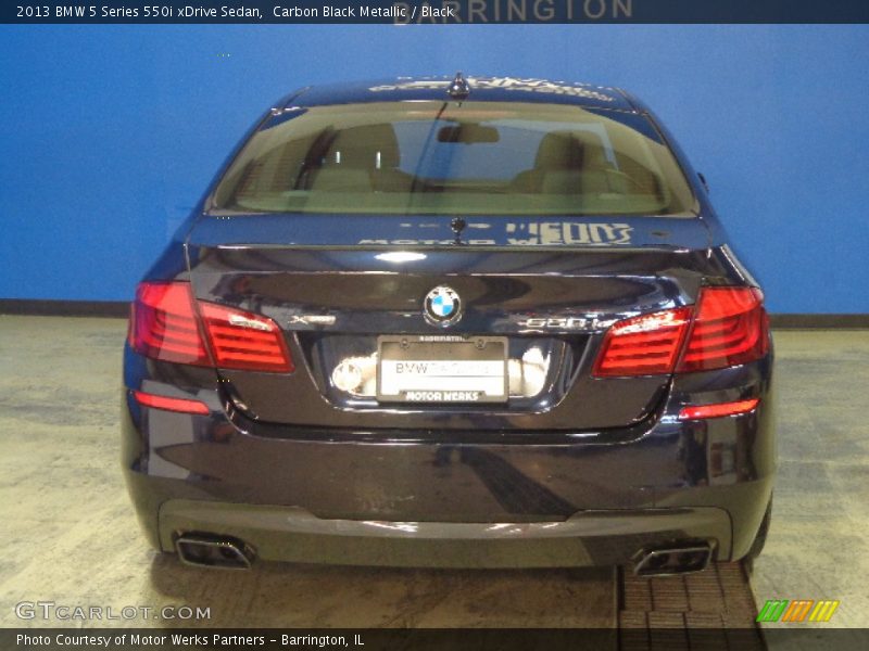 Carbon Black Metallic / Black 2013 BMW 5 Series 550i xDrive Sedan