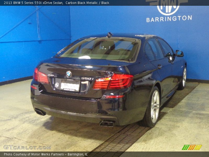Carbon Black Metallic / Black 2013 BMW 5 Series 550i xDrive Sedan