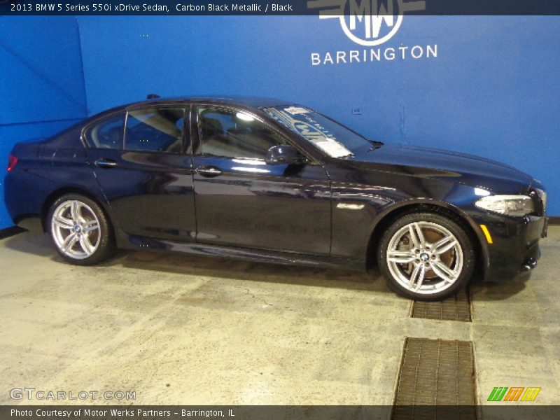 Carbon Black Metallic / Black 2013 BMW 5 Series 550i xDrive Sedan
